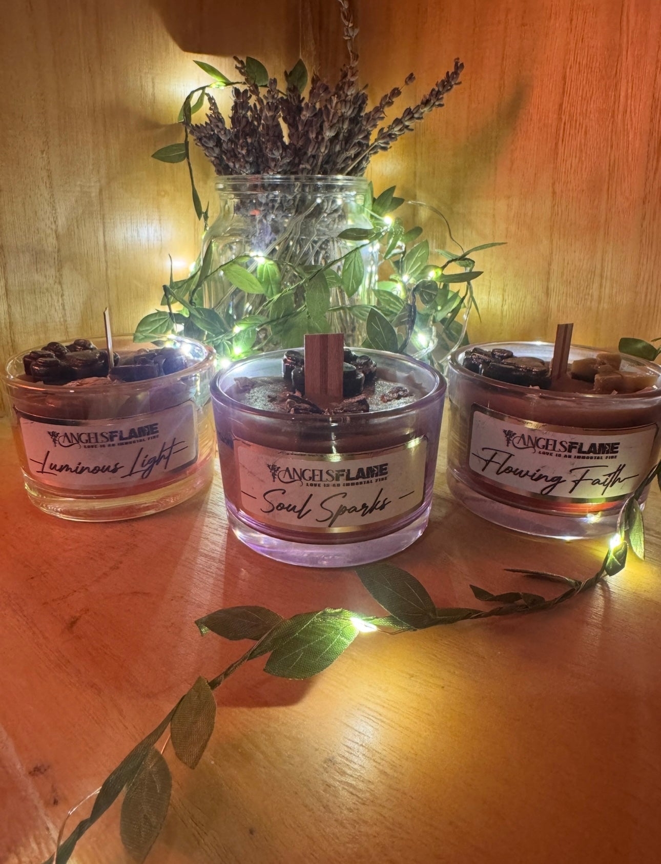 ANGELS FLAME TRINITY CANDLE KIT